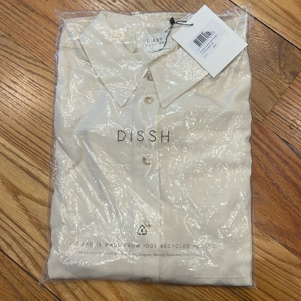 Dissh Akasha Tencel Buttermilk Button Shirt